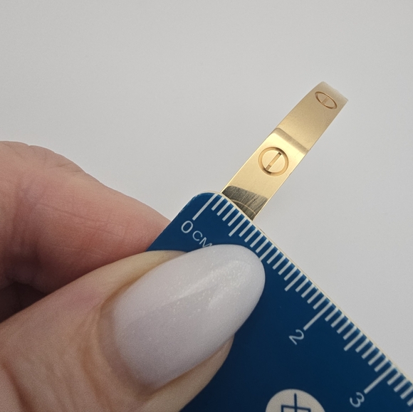 Authentic Cartier Love Bracelet Classic 18K Yellow Gold Sz 20, Box and receipt - Picture 10 of 10